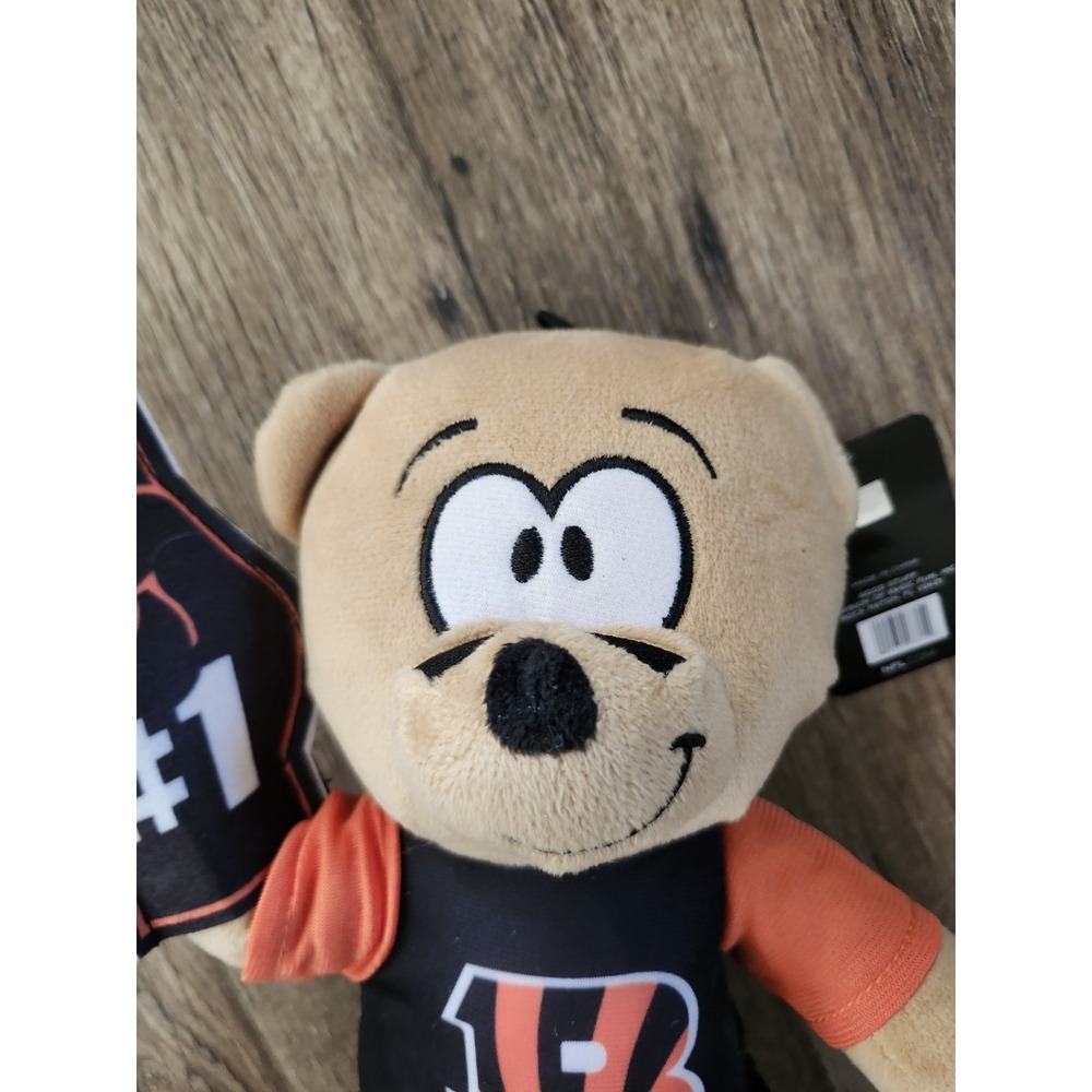 Cincinnati Bengals Good Stuff 14" Plush NFL Bear Logo #1 Number 1 Fan Promo Only - Picture 7 of 13